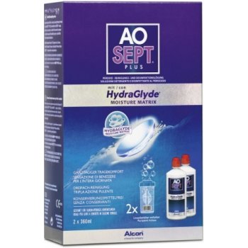 Alcon Aosept Plus HydraGlyde 2 x 360 ml