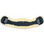 Euroriding podbřišník Crescent s pravým beránkem černá přírodní – Zboží Dáma