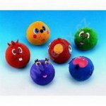 NObaby Míč s obličejem 7 cm – Zboží Dáma