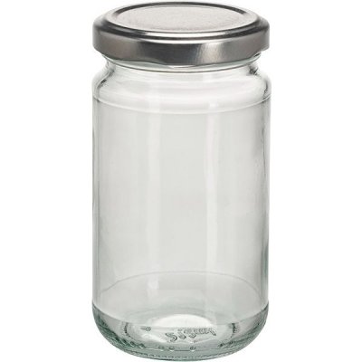 Gastro Zavařovací sklenice víčko šroubovací stříbrné 6 ks x 212ml – Zboží Dáma