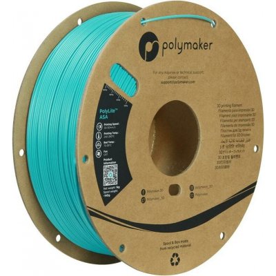 Polymaker PolyLite ASA Teal 1,75mm 1kg – Zboží Živě