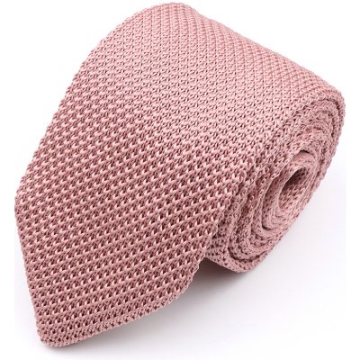 Decofashion Pletená kravata starorůžová – Sleviste.cz