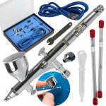 MAR-POL Airbrush - stříkací pistolka s regulací + 3 trysky M80665 – Zboží Mobilmania