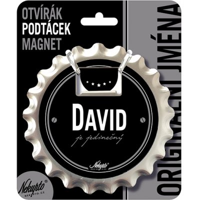 Nekupto Otvírák na pivo, podtácek se jménem David V.I.P. – Hledejceny.cz