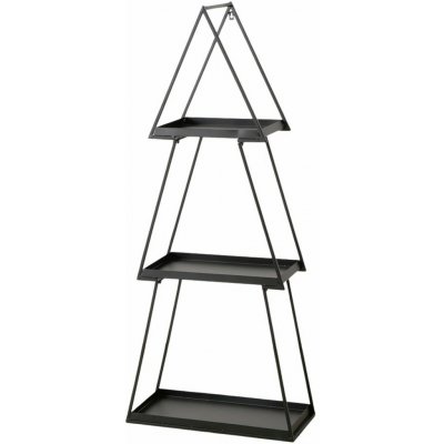 Boltze Regál stromek Haakon, černá, 25 x 55 x 130 cm – Hledejceny.cz