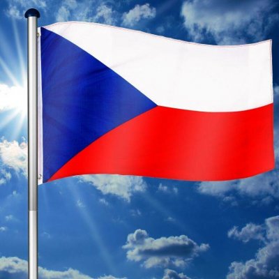 Tuin 60942 Vlajkový stožár vč. vlajky Česká republika 6,50 m – Sleviste.cz