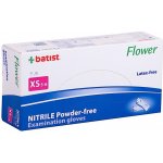 Batist Flower Nitrilové nepudrované modré 100 ks – HobbyKompas.cz