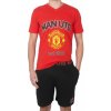 Pánské pyžamo Fan Store Manchester United pyžamo krátké červeno černé