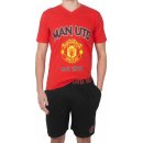 Fan Store Manchester United pyžamo krátké červeno černé