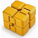 Antistresová kostka Infinity Cube Svíčkománie3D Zlatá leská – Zboží Mobilmania