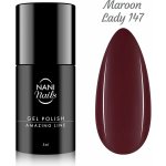 NANI gel lak Amazing Line Maroon Lady 5 ml – Zbozi.Blesk.cz