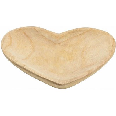 Nefertitis Dekorativní podnos Srdce ze dřeva 24 cm NF34469 - cca 24 x 26 cm – Hledejceny.cz