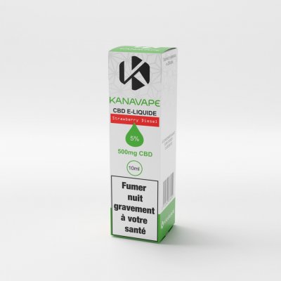 Kanavape Strawberry Diesel 5 % CBD 10 ml 500 mg – Zboží Mobilmania
