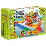 Wader Garáž servis 3 patra dráha 1,5m 2 auta plast v krabici 59x40x15 cm – Hledejceny.cz