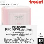 Trodat 4926 [ 75 x 38 mm pouze gumový štoček – Zboží Živě