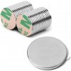 Magnet supersilný, samolepicí (disk) o 15×1 mm - 1ks