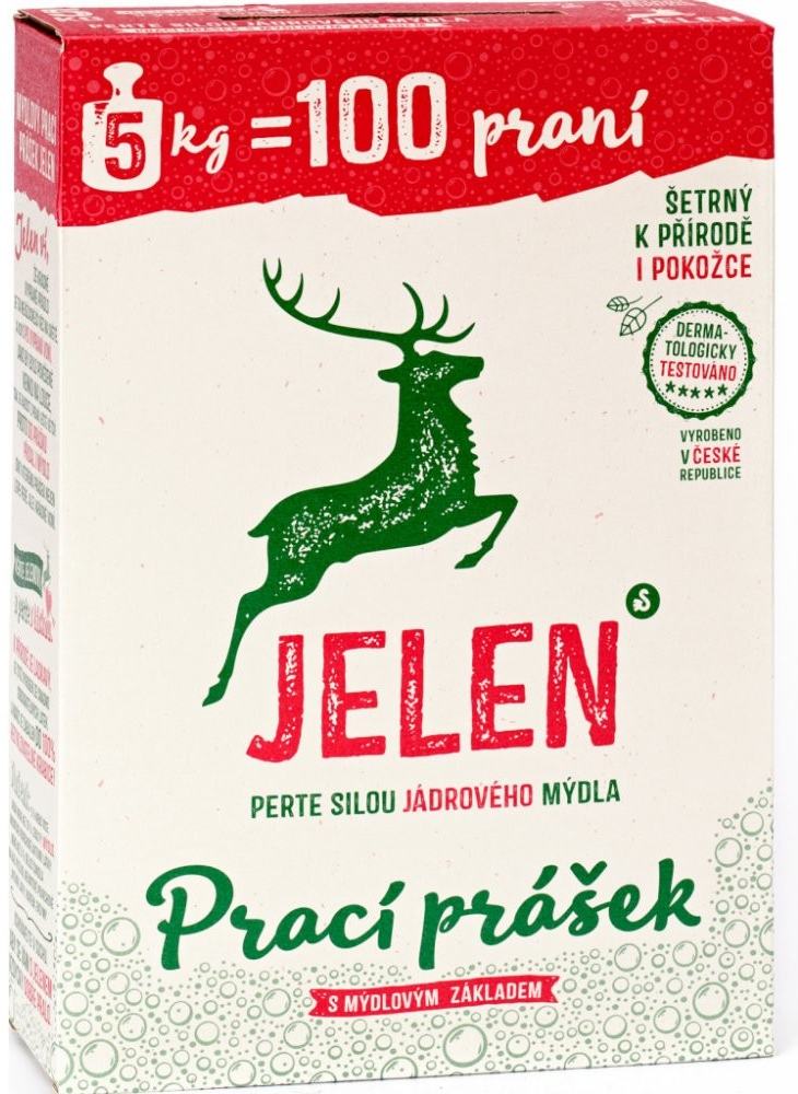 Jelen mýdlový prací prášek 5 kg