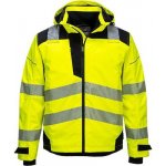 Portwest Reflexní nepromokavá bunda PW3 Hi-Vis černá/žlutá 88331 – Sleviste.cz