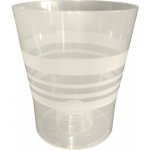 PLASTKON květináč Orchid 11 cm transparentní bílý – Sleviste.cz