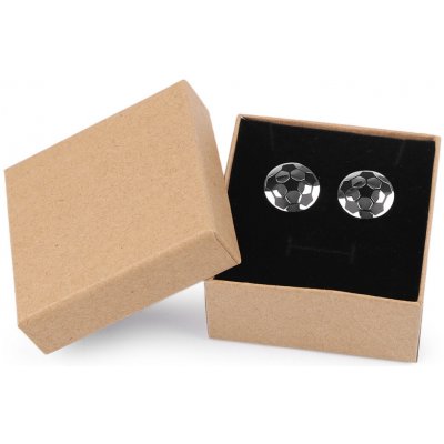 Manžetové knoflíky v dárkové krabičce Varianta: 1 platina fotbalový míč, Balení: 1 krab. – Hledejceny.cz