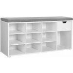 Songmics Vasagle Tery bílý – Zboží Mobilmania