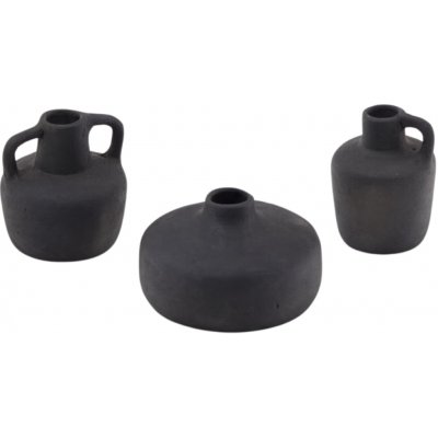 Set tří černých váz Kave Home Sofra 6/8/8 cm – Hledejceny.cz