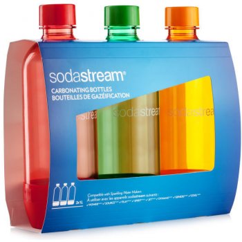 Sodastream Jet TriPack Orange Red Green 1l