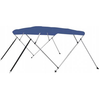 Bimini stříška 4-ramenná, UV odolná, 243x196x137 cm, tmavě modrá – Hledejceny.cz