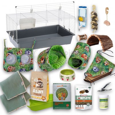 SpokojenéMorče POKOJÍČEK START 100 cm morčata na zelené – Zboží Dáma