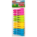 Maják Clanax kolíčky Jumbo na prádlo plastové, barevné 12 ks – Sleviste.cz