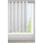 Dekorační krátká záclona na kroužky s jemným leskem VIOLKA bílá 300x145 cm MyBestHome – Zboží Mobilmania