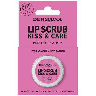 Dermacol Kiss & Care peeling na rty z bambusu vůně Red Fruit 12 ml – Zboží Mobilmania