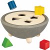 Dřevěná hračka PlanToys třídění tvarů pokročilé tvary
