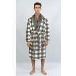 Patrik pánský župan se šálovým límcem šedá – Zboží Dáma