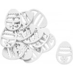 Vajíčka přízdoba dřevo 12ks/3,5cm Bílá – Hledejceny.cz