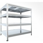 Biedrax Regál 35 x 90 x 120 cm 4 police pozink – Zboží Dáma