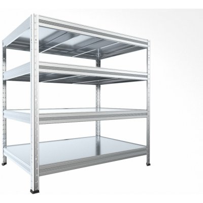 Biedrax Regál 35 x 90 x 120 cm 4 police pozink – Zboží Dáma
