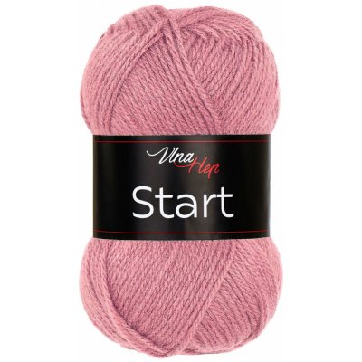 Pletací příze Vlna-Hep START 41066 starorůžová, klasická, 50g/150m – Zboží Mobilmania