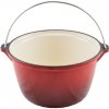 Outdoorový kotlík Perfect Home Litinový kotlík se smaltovaným povrchem 4L 24cm 13252