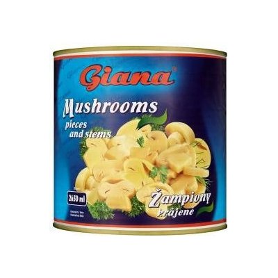 Giana Žampiony krájené 2,65 l – Zboží Dáma