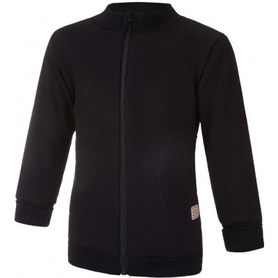 Little Angel Mikina hřejivá rozepínací černá – Zboží Mobilmania