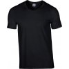 Pánské Tričko Lehké měkčené tričko pod košili do véčka Gildan SoftStyle Černá G64V00