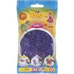 HAMA Průhledné fialové korálky - 1000 ks MIDI – Zboží Dáma
