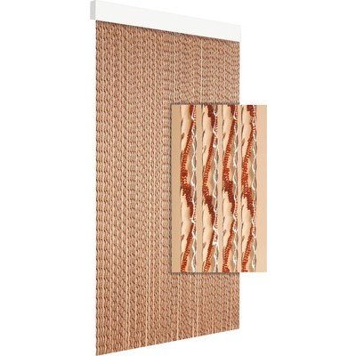 Závěs do dveří PAOLA 90x210 cm terra – Hledejceny.cz