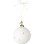 räder Porcelánová vánoční ozdoba Mistletoe Ø 6,2 cm, bílá barva, porcelán – Hledejceny.cz