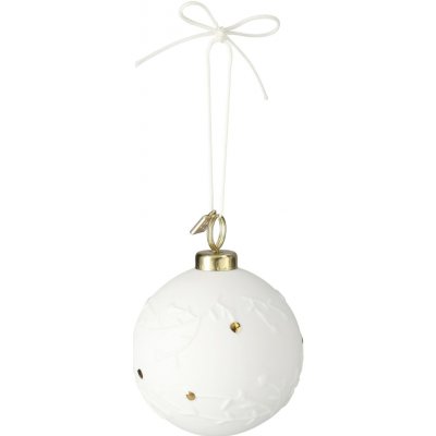 räder Porcelánová vánoční ozdoba Mistletoe Ø 6,2 cm, bílá barva, porcelán – Hledejceny.cz