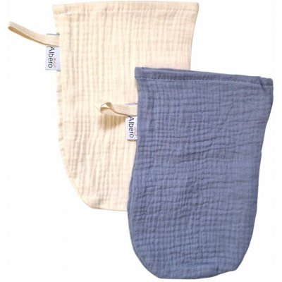 Albero Mio Mušelínové žínky 2 ks modrá – Zboží Dáma