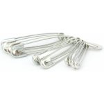 Špendlík zavírací nikl 28-40-50 mm (nikl) – Zboží Dáma