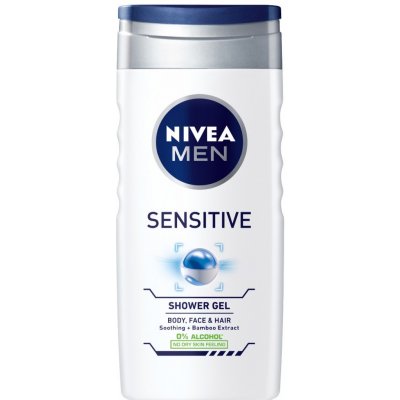 Nivea Men Sensitive sprchový gel 250 ml – Zboží Mobilmania