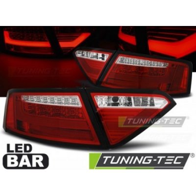 Zadní světla Audi A5 07-06.11 COUPE, CABRIO, SPORTBACK - červené/krystal LED BAR – Hledejceny.cz